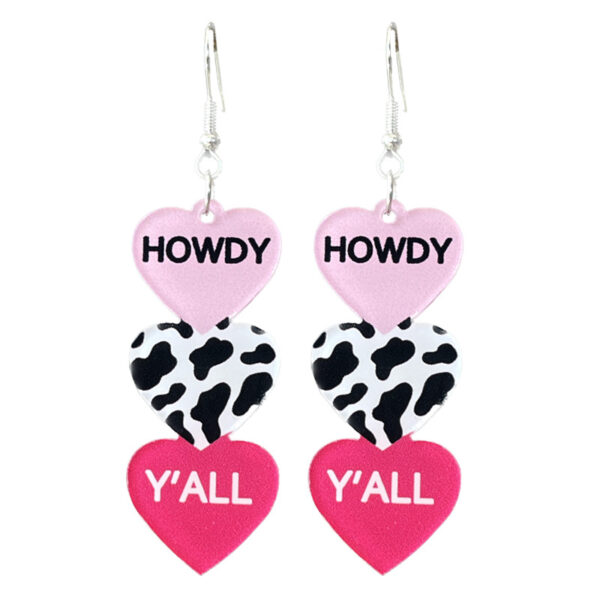 O1CN01Py77dj1v6O6v7sS08_2208452356123-0-cib Wholesale Valentine's Day Text Candy Multi-colored Heart Acrylic Earrings