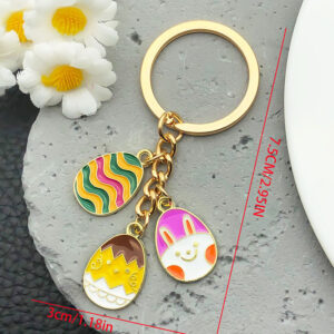 Ls267-easter egg keychain-10.4g [1 piece]