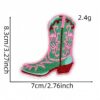 Wholesale Retro English Graiti Cloth Stickers Decorative Color Letters Travel Scenery Embroidered Zhang Zi Li Box Decal Ironing
