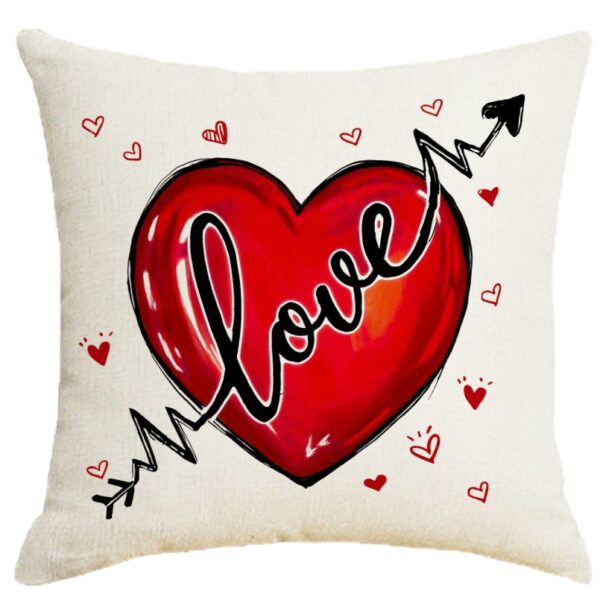 Wholesale Love Letter Printed Pillow Case Valentine's Day