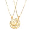 Wholesale Magnetic Sun Moon Lovers Necklace