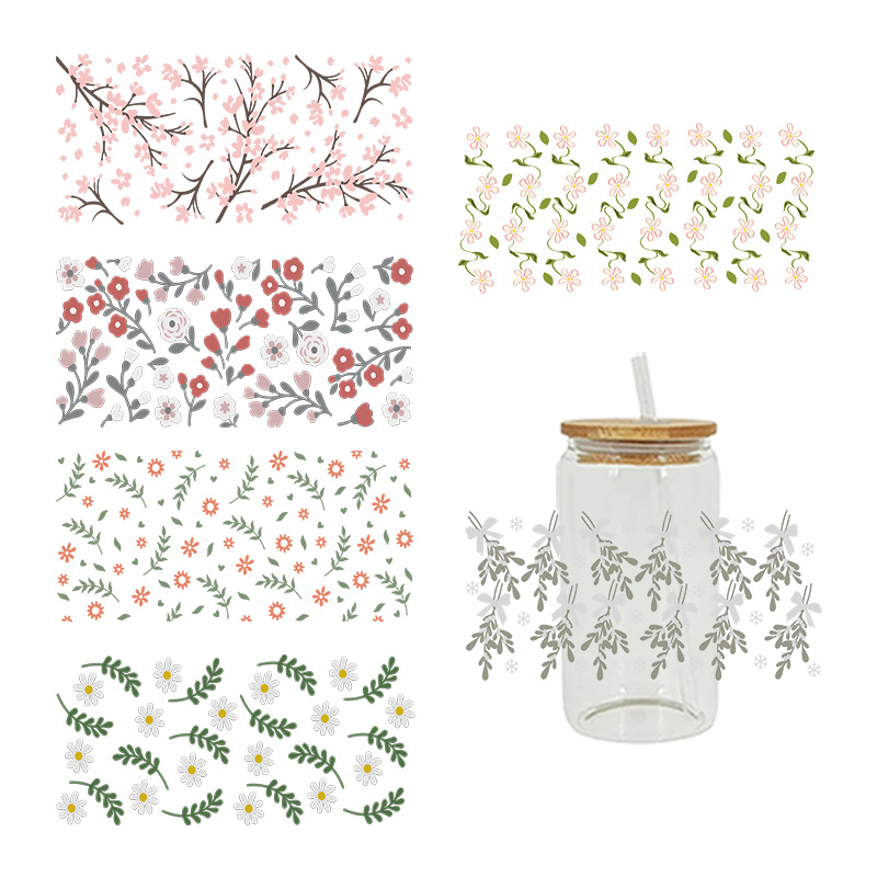Wholesale UV Transfer Paste Glass Crystal Label Crystal Paste Cross-border Special Paste for 16oz Glass C 23cmX11cm