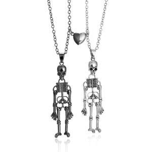 Silver + gun Black (love magnetic)