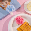 Wholesale Cat paw popsicle plush cute pink cartoon keychain