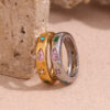 O1CN01QDtNSo2AUrQdlLtXX_2213308878207-0-cib Wholesale Gold rectangular water oplet geometric colored zircon ring