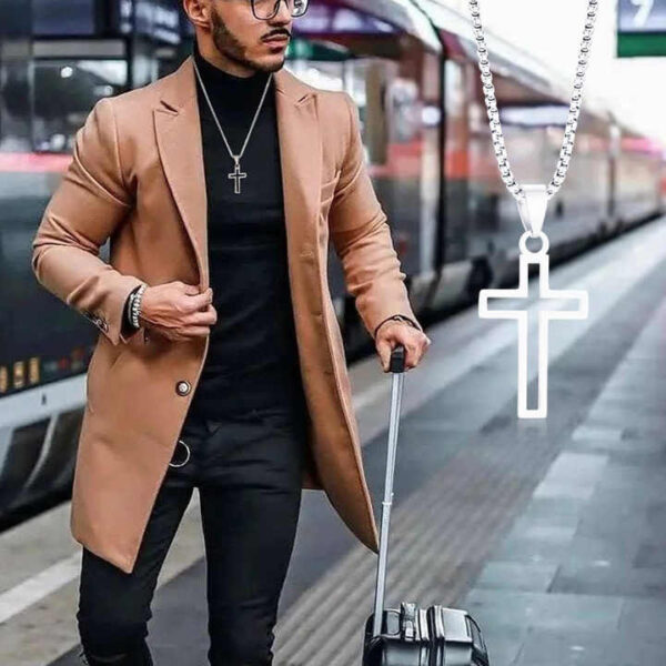 O1CN01QGXknU1xvnpCcMyxG_2208907706506-0-cib Wholesale Creative hollow cross pearl chain necklace