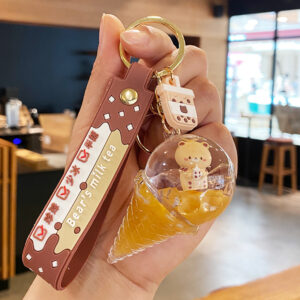 Milk tea bear quicksand-ice cream