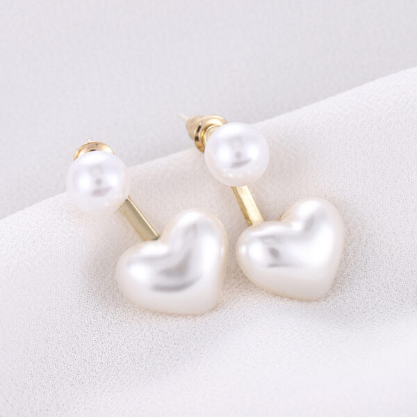 Wholesale Love Pearl Two Earrings