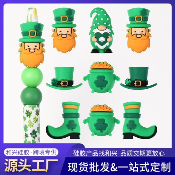 Wholesale St. Patrick's Day green shamrock 3D