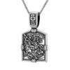 Wholesale Titanium Steel Cross Knight Card Pendant Necklace