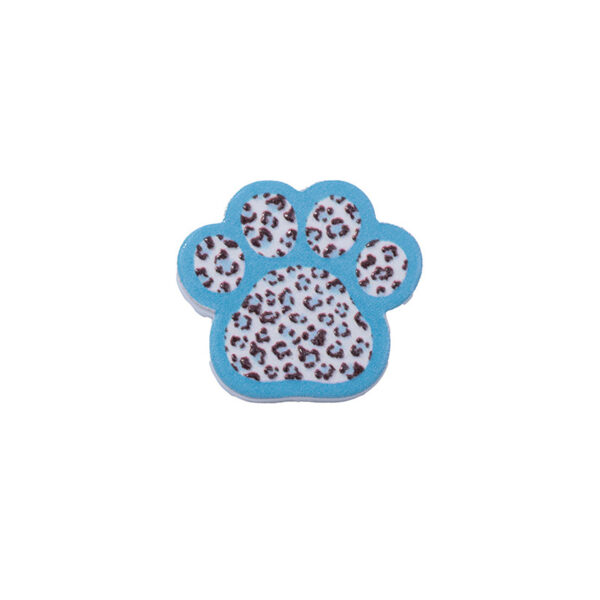 Wholesale 10pcs beaded pen with UV embossed leopard print cat paw loose beads
