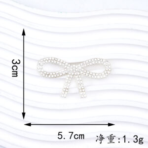 3*5.7cm silver white self-adhesive