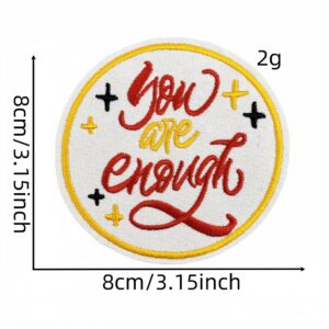 Colorful english landscape cloth stickers 50#