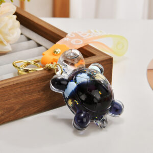 Jelly bean black / Gradient rope + turtle