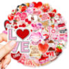 Wholesale 56pcs Pink Valentine's Day Themed Stickers