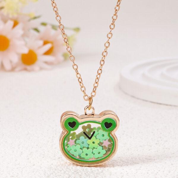 Wholesale Cute Cat Frog Bear Kidsren's Necklace