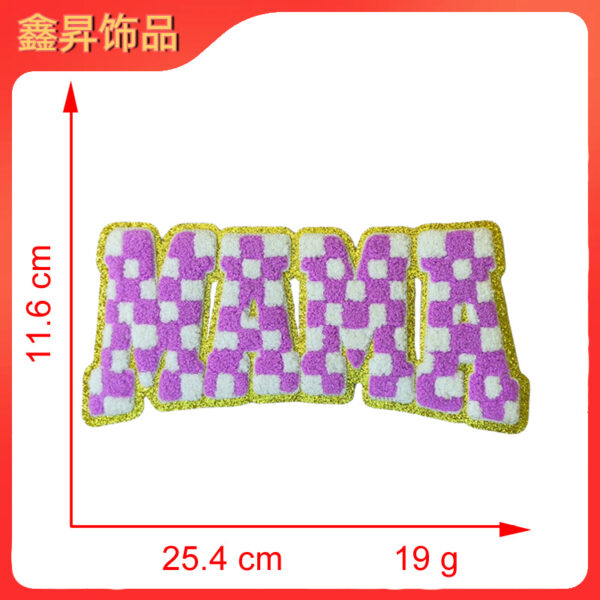 Wholesale Colorful Mother's Day Embroidery DIY Patches