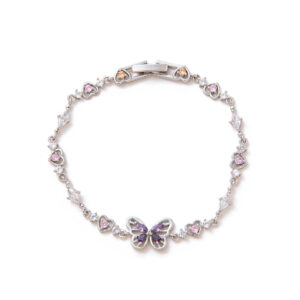 Hollow butterfly bracelet silver