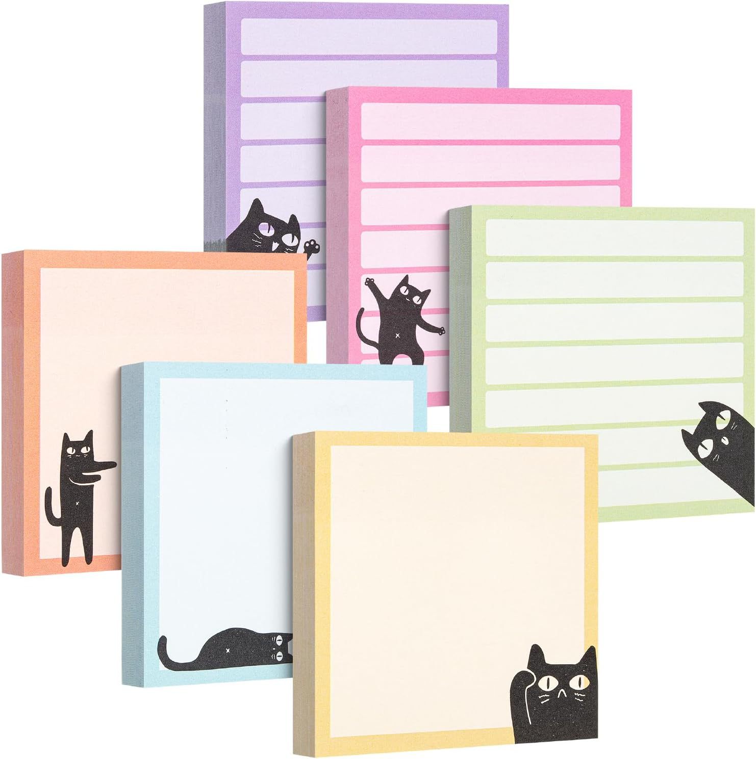 Wholesale Cartoon cat daily planner with removable high-adhesive sticky notes