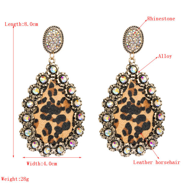 O1CN01QUyIhN2LDsVdLTLgE_2206398079659-0-cib Wholesale Leopard leather diamond studded colorful sequin earrings