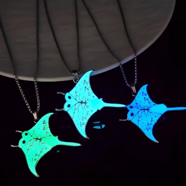 Wholesale Ocean Style Luminous Devil Fish Necklace