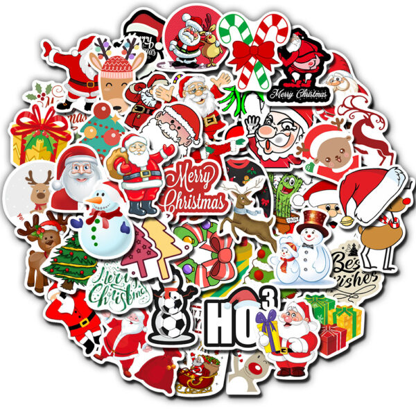 Wholesale 50pcs Christmas series stickers