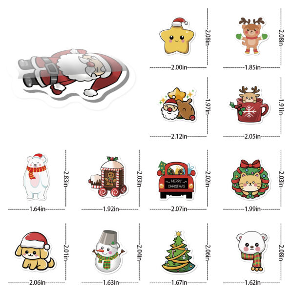 Wholesale 50pcs Cartoon Christmas