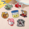 O1CN01QZwOwV2MBsX3rlGss_2218764819790-0-cib Wholesale Acrylic Funny Animal Cartoon Glitter Patch Fun Cute Badge Refrigerator Material DIY Aessories
