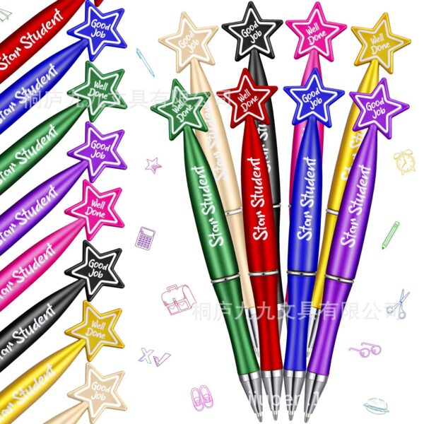 O1CN01QbXs4W1rIWDrr9HRN_2843965608-0-cib Wholesale Red Purple Love Pentagram Pen