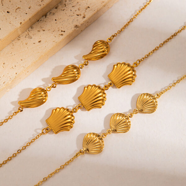 Wholesale Starfish Shell Bracelet Stainless Steel Non-Fading Hand Jewelry