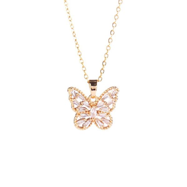O1CN01QfFpva20t0K7E9gpi_2215152786906-0-cib Wholesale Butterfly Necklace All-match Mori Niche Design Pendant