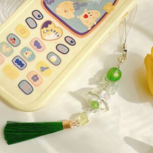 Xc-24a05 green tassel wind chime