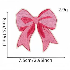 Pink christmas cloth stickers 24 #
