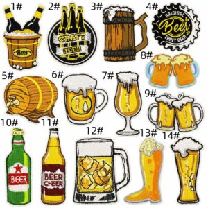 Beer cloth patch set 14 pieces