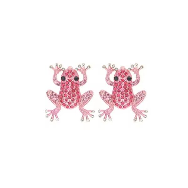 Wholesale quirky animal frog earrings personalized exaggerated animal earrings