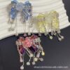 O1CN01QpaAJd1iSkVx2s5Gb_2220041874412-0-cib Wholesale Tassel Bow Knot Rhinestone Straight Hole Beads