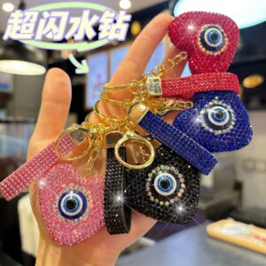 O1CN01QqOoAv1wdCDbR1all_2218646186330-0-cib Wholesale Clay Full Rhinestone Heart Keychain