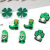 Wholesale St. Patrick's Day Green Clover Hat Focal Beads