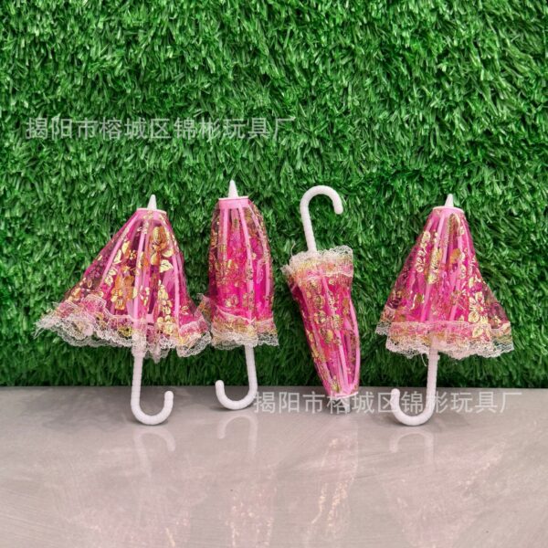Wholesale Mini Umbrella Lace Umbrella Doll Accessories