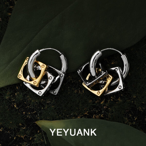 Wholesale Retro Trendy Cool Personality Design Sense Earrings