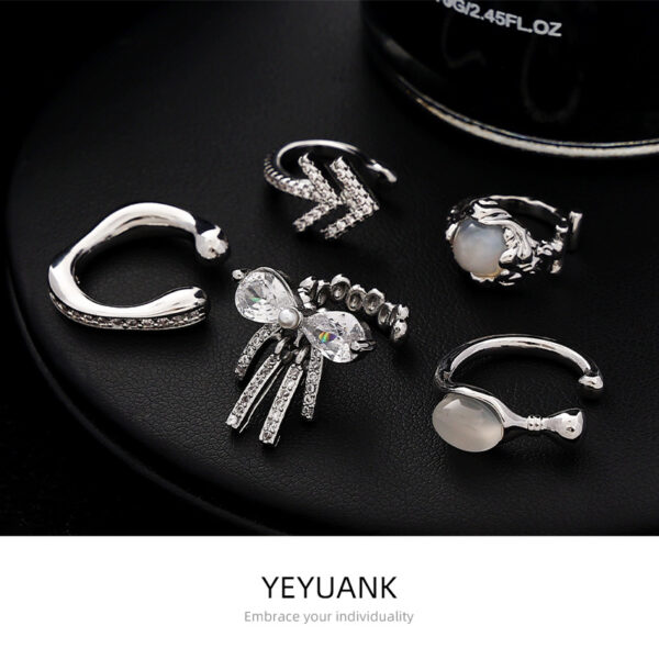 Wholesale Metal Bow Knot No-Piercing Ear Cuff