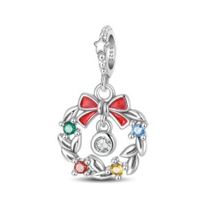 Cyc225-christmas wreath pendant