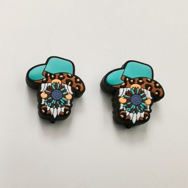 Wholesale 10pcs Silicone Beads Cartoon Focus Beads Creative Multifunctional Beads