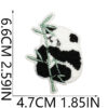Wholesale Panda-themed embroidered patch