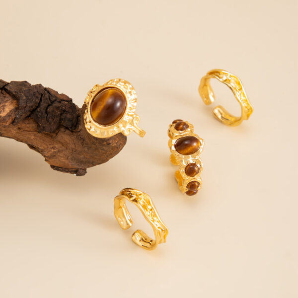 O1CN01R0So9y23L3pmuwqQj_1005997238-0-cib Wholesale Micro-painted Tiger's Eye Lava Open Ring Set