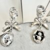Wholesale Bowknot Pendant Bag Charm Retro Angel Keychain