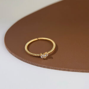 Love zircon ring