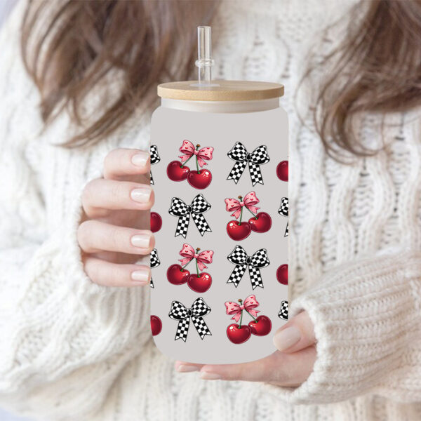 Wholesale UV transfer sticker for glass cups crystal label crystal sticker 16OZ UV DTF WRAPS