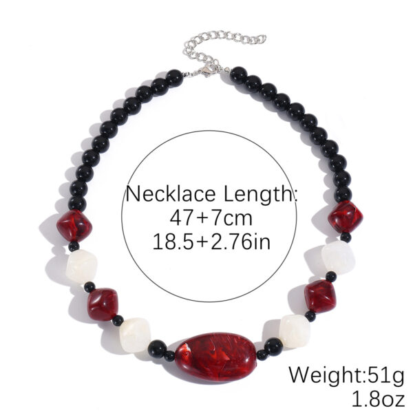 O1CN01R5GJWV1VD60XKOncC_2466522618-0-cib Wholesale Elliptical beaded geometric acrylic necklace