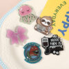 O1CN01R6BmsD2MBsXC3JlUA_2218764819790-0-cib Wholesale Acrylic Funny Animal Cartoon Glitter Patch Fun Cute Badge Refrigerator Material DIY Aessories